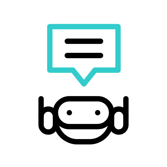 Animated robot graphic