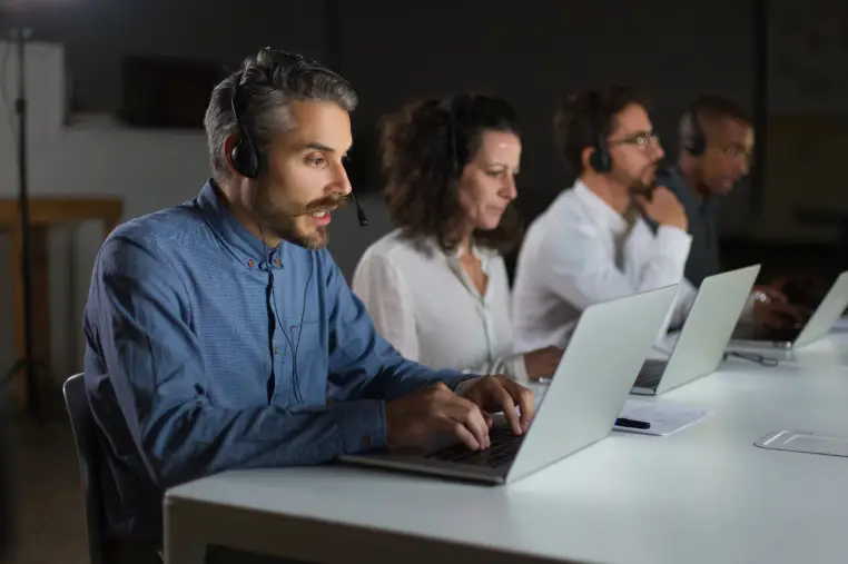 Customer Support Client Section